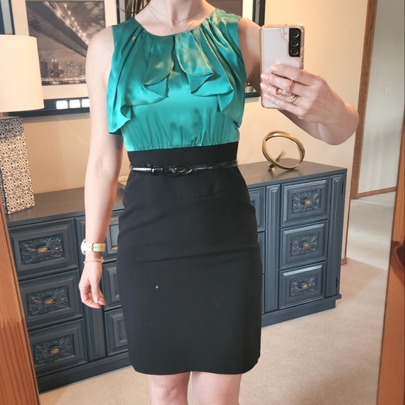 BCBGMaxAzria silk sheath dress size 4 - Picture 3 of 15